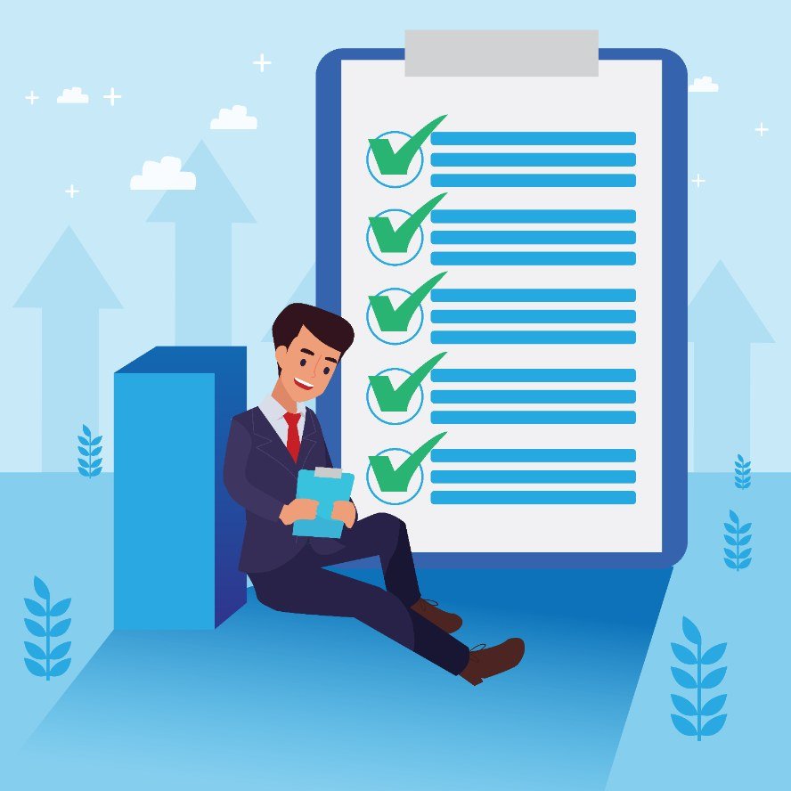 A boy has a benefits checklist of a sports betting merchant account
